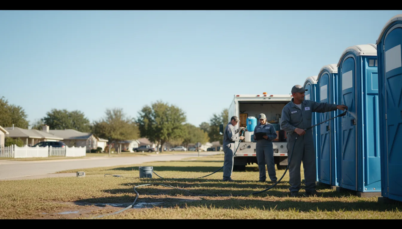 Long-Term Portable Toilet Rental in Cherry Valley, AR near me